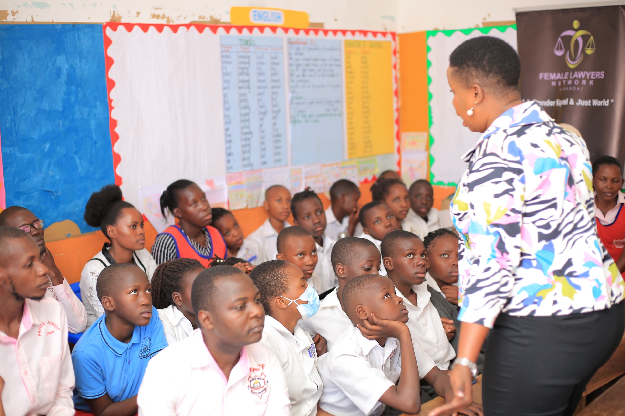 FLN President at Blessed Parents' School about Climate change